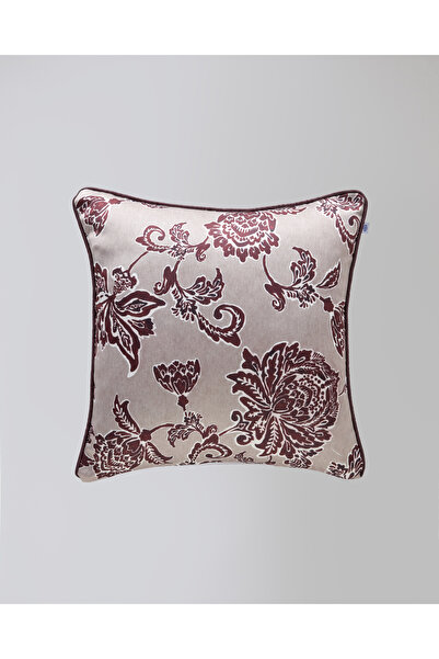English Home Verdant Throw Pillow Cover 45X45 cm Burgundy