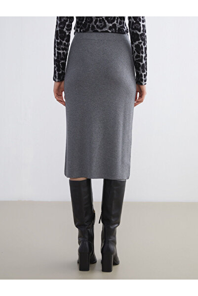 LC Waikiki Peak New Season Elastic Waist Knitwear Skirt