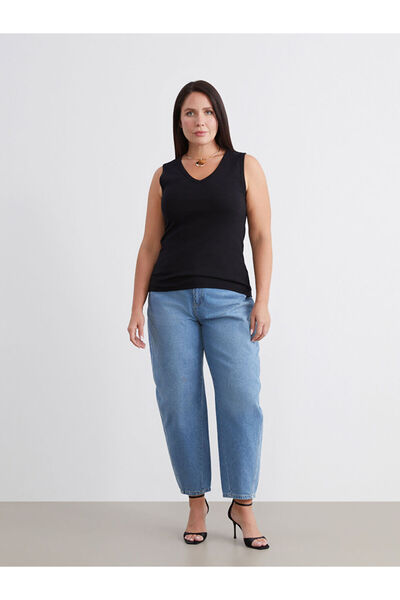 LC Waikiki Plus Size V-Neck Women's Tank Top