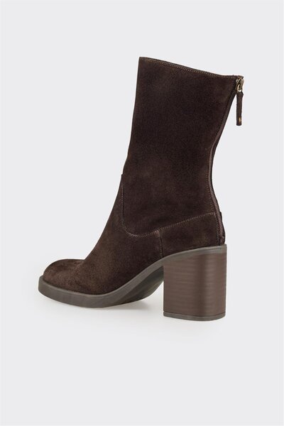 Elle Shoes Kahve Deri Kadın Günlük Bot