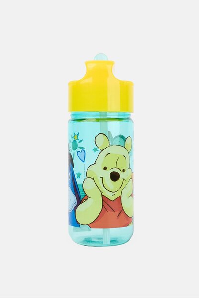 P:OS Handels GmbH Plastic Graphic Print Water Bottle 430 ml, Multicolor