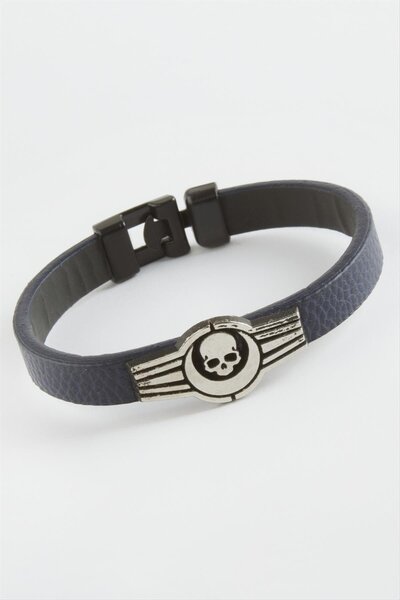 Ronanna سوار من الجلد الصناعي عالي الجودة من AhEs Shopping Skull