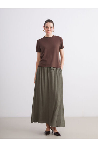 LC Waikiki Ελαστική φούστα με υφή στη μέση