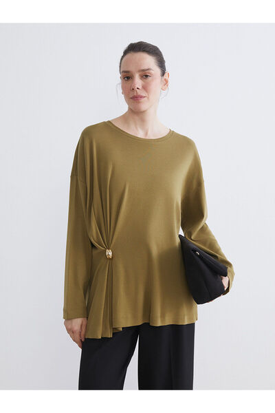 LC Waikiki Crew Neck Gathered Women's Tunic