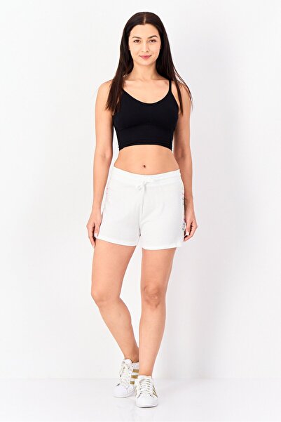 Champion Women Regular Fit Outdoor Shorts, White