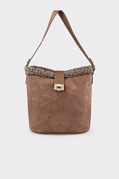 Elle Shoes Vizon Kadın Omuz Çantası