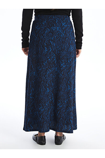 LC Waikiki Lw - Floral A-Line Women's Skirt with Elastic Waist