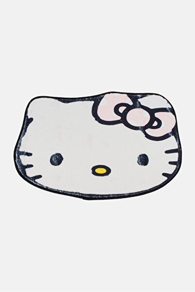 SANRIO Hello Kitty Shaped Bath Mat, White