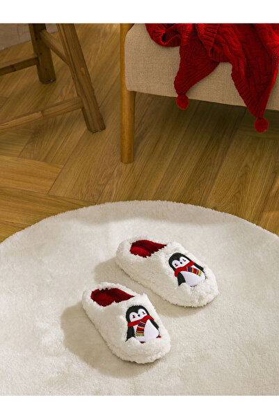 LC Waikiki Penguen Nakışlı Kadın Ev Terliği