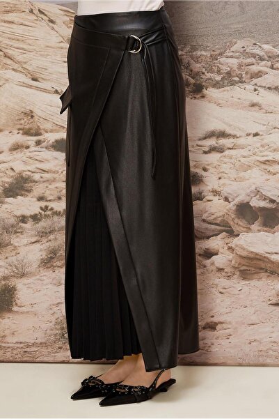 Alvina SUNİ DERİ ETEK 60709