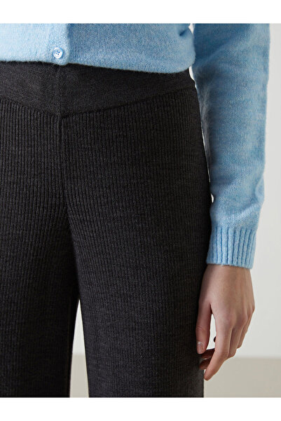 LC Waikiki Women's Knitwear Trousers with Elastic Waist