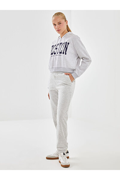 LC Waikiki Γυναικείο Χοντρό Αθλητικό Φούτερ Jogger με ελαστική μέση