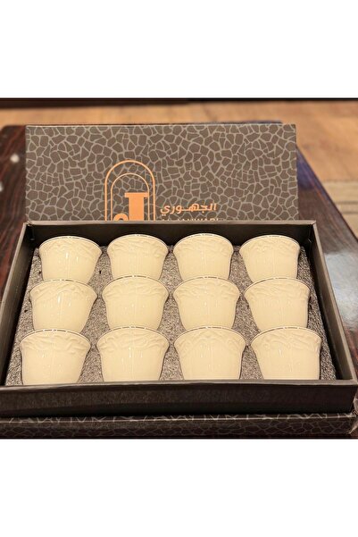 aljahwari Saudi coffee cup set, 12 pieces, luxurious