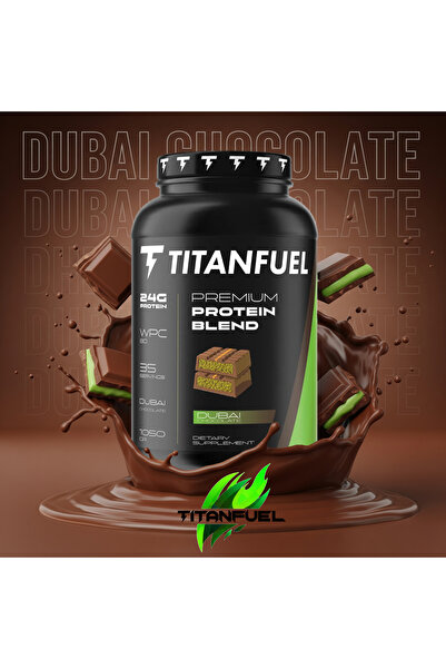 TITANFUEL PROTEİN TOZU WPC-80 DUBAİ ÇİKOLATA AROMALI 2100GR