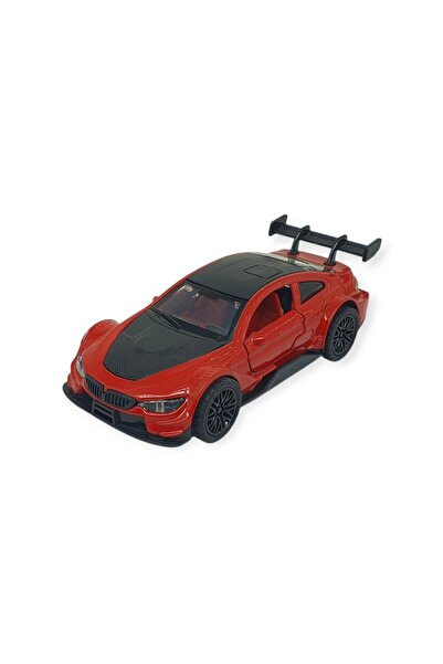 Generic Brand Pull and Drop Metal Cars cm - 3671C - Red - 1 Pc