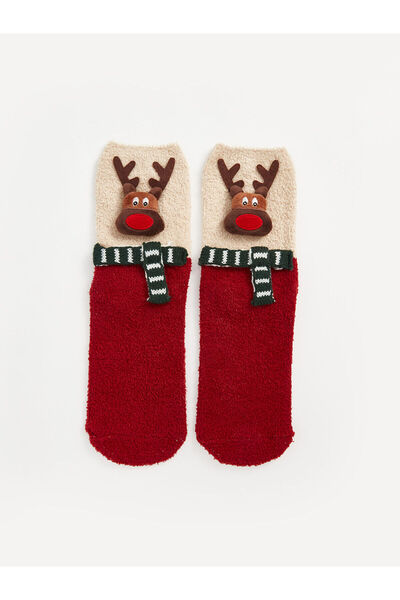LC Waikiki Deer Embroidered Women's Socks