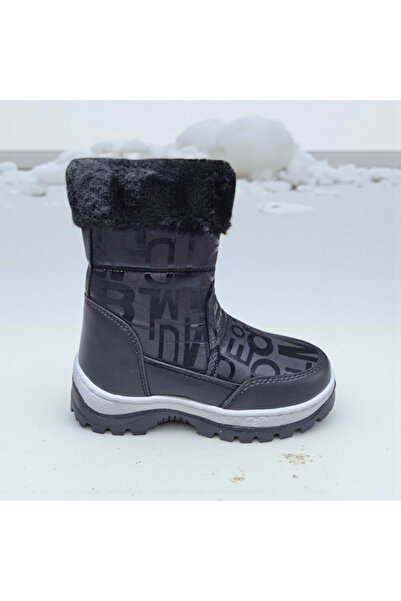 Moda fiesta Κοριτσίστικες γούνινες αδιάβροχες χειμερινές μπότες με αντιολισθητική σόλα με φερμουάρ