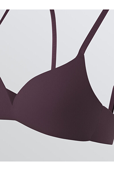 LC Waikiki Plum Wire-Free Unpadded Flat Triangle Bra