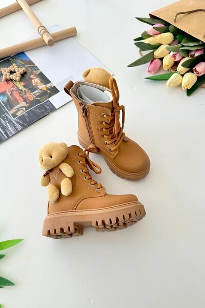 Minigimin Cicileri Kız Çocuk Postal Bot - Taba