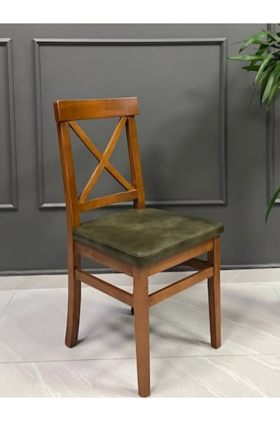 Estela Çapraz Sırtlı Döşemeli Alaçatı Sandalye