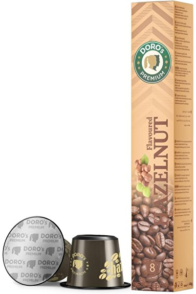 DORO'S PREMIUM كبسولات قهوة البندق - 8 كبسولات (48 جم)