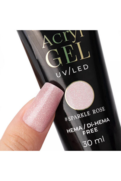 Molly Lac Polygel Acrylgel Molly Nails Sparkle Rose HEMA FREE 30ml