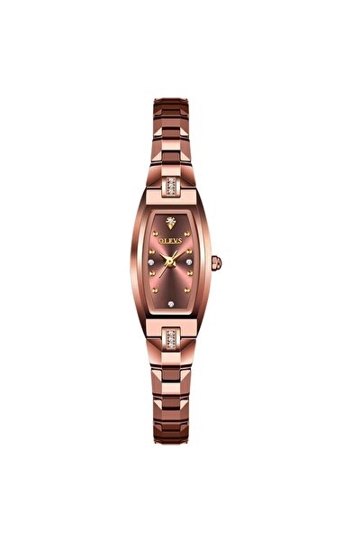 OLEVS Ceas de dama CS1955, otel inoxidabil, rose gold, cadran rose gold
