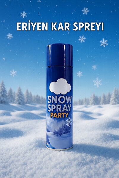 Genel Markalar Eriyen Kar Spreyi Leke Yapmaz Özel gün, Noel, Kına, Düğün, Kut...