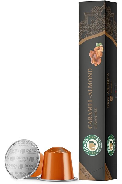 DORO'S PREMIUM كبسولات قهوة اللوز والكراميل - 8 كبسولات (48 جم)