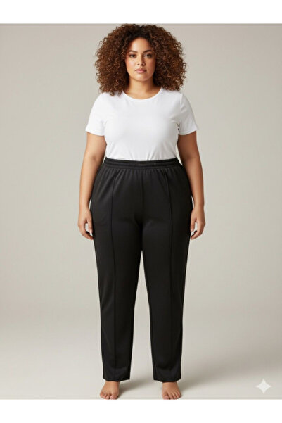 BERNEO Women's Super Oversized Plus Size Front-Printed 42-62 Size Compact Com...