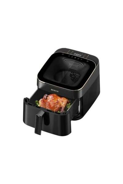 rebune قلاية هوائية ريبون 6.5 لتر - 1700 واط - بشاشة LED رقمية - أسود