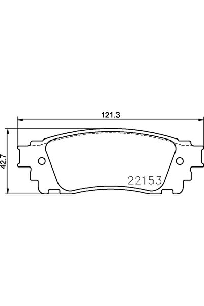 Brembo Комплект спирачни накладки за дискови спирачки Lexus Lm/Nx Toyota Alph...