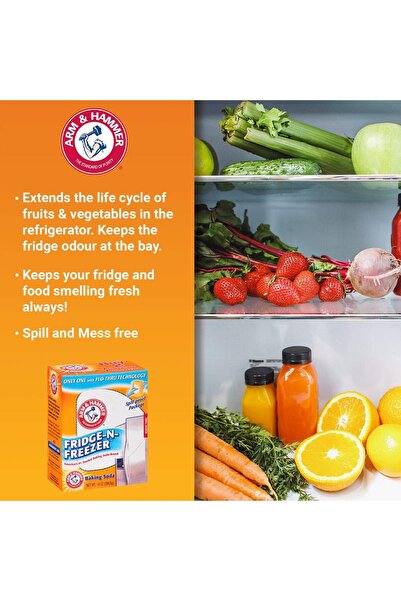 Arm&Hammer Arm & Hammer Fridge-N-Freezer Baking Soda, 396.8 Gms