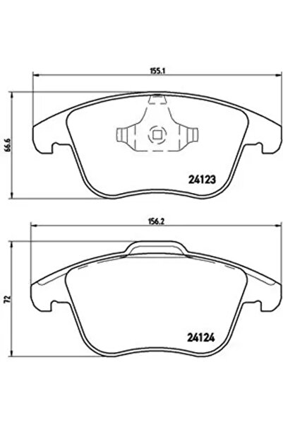 Brembo Set plăcuțe frana frana disc Land Rover Range Rover Evoque Land Rover ...