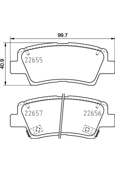 Brembo Set Placute Frana Frana Disc Geely Emgrand Gl/Emgrand Gs Hyundai Ioniq...