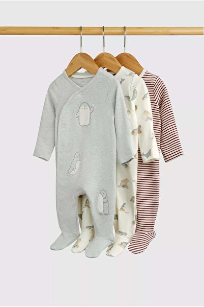 MOTHERCARE Coastal All-in-Ones - 3 Pack