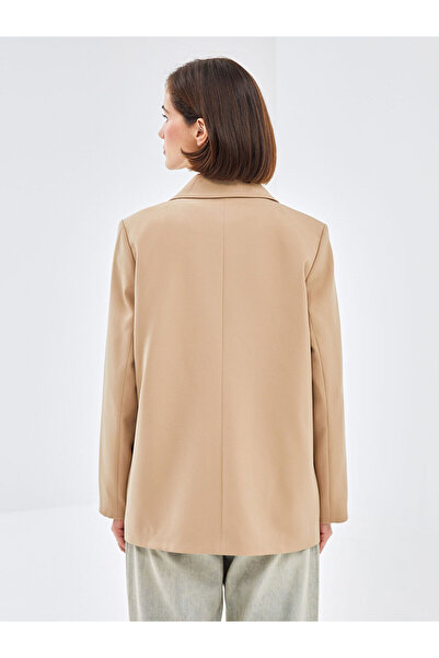 LC Waikiki Bej Kadın Blazer Ceket
