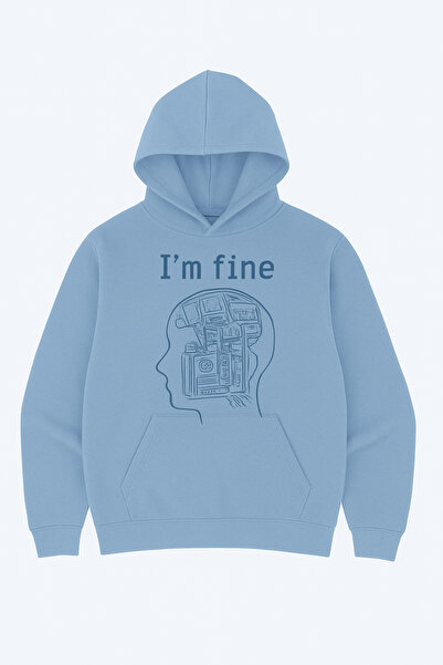 ADAMARA هودي Urban Comfort مصنوع من القطن بنسبة 100%