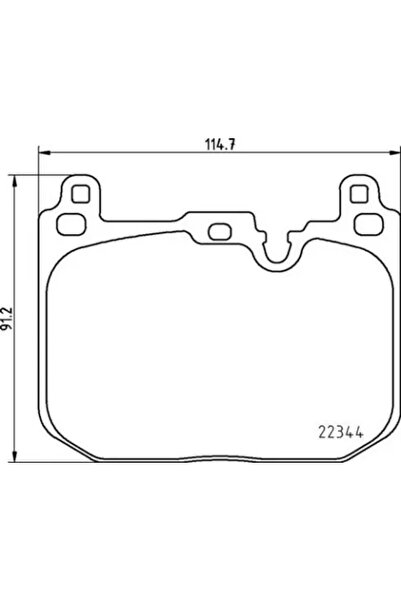 Brembo Комплект накладки за дискови спирачки Mini Mini