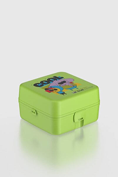 Renga Leya Kral Şakir Patterned Pp Children's Lunch Box 222052 Green