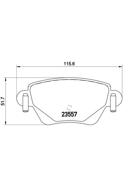 Brembo Set Placute Frana Frana Disc Chana CM8 Ford Mondeo 3