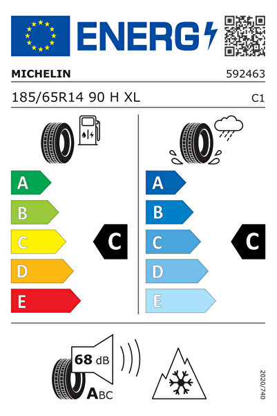Michelin All Season CrossClimate + tire ( 185/65 R14 90H XL )