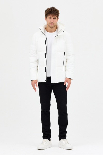 ABOUT US Капюшон з капюшоном, водовідштовхувальні властивості, звичайний крій, повсякденний пальто #4450