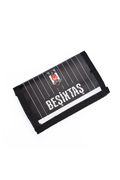 Beşiktaş İNCE ÇUBUK DESENLİ CÜZDAN