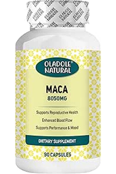 Oladole Natural Organic Maca Root Powder 8050mg, 90 capsules