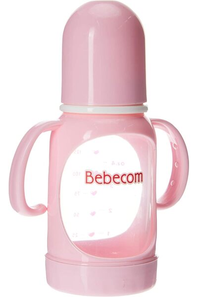 BEBECOM Standard Feeding Bottle, 125 Ml, Assorted Colors