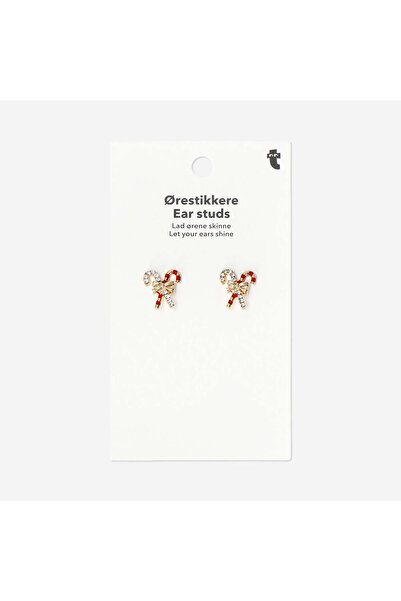 Flying Tiger Copenhagen Baston Şeker Detaylı Küpe