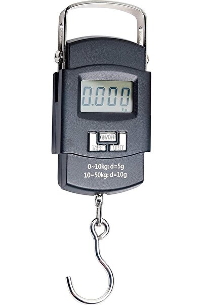 Showay ميزان ZAICA الرقمي المحمول لحقائب السفر، 110 رطل (50 كجم) - فضي