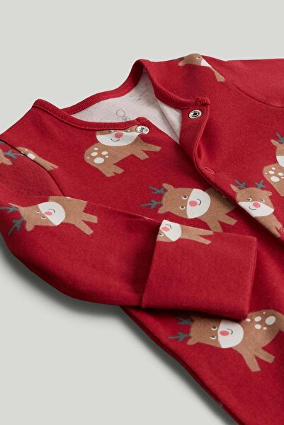 MOTHERCARE Festive Footless Sleepsuit