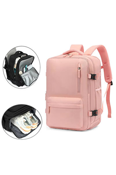 OEM Rucsac Laptop Multifuncțional 40x30 cm, Impermeabil, Roz – Design Business & Travel